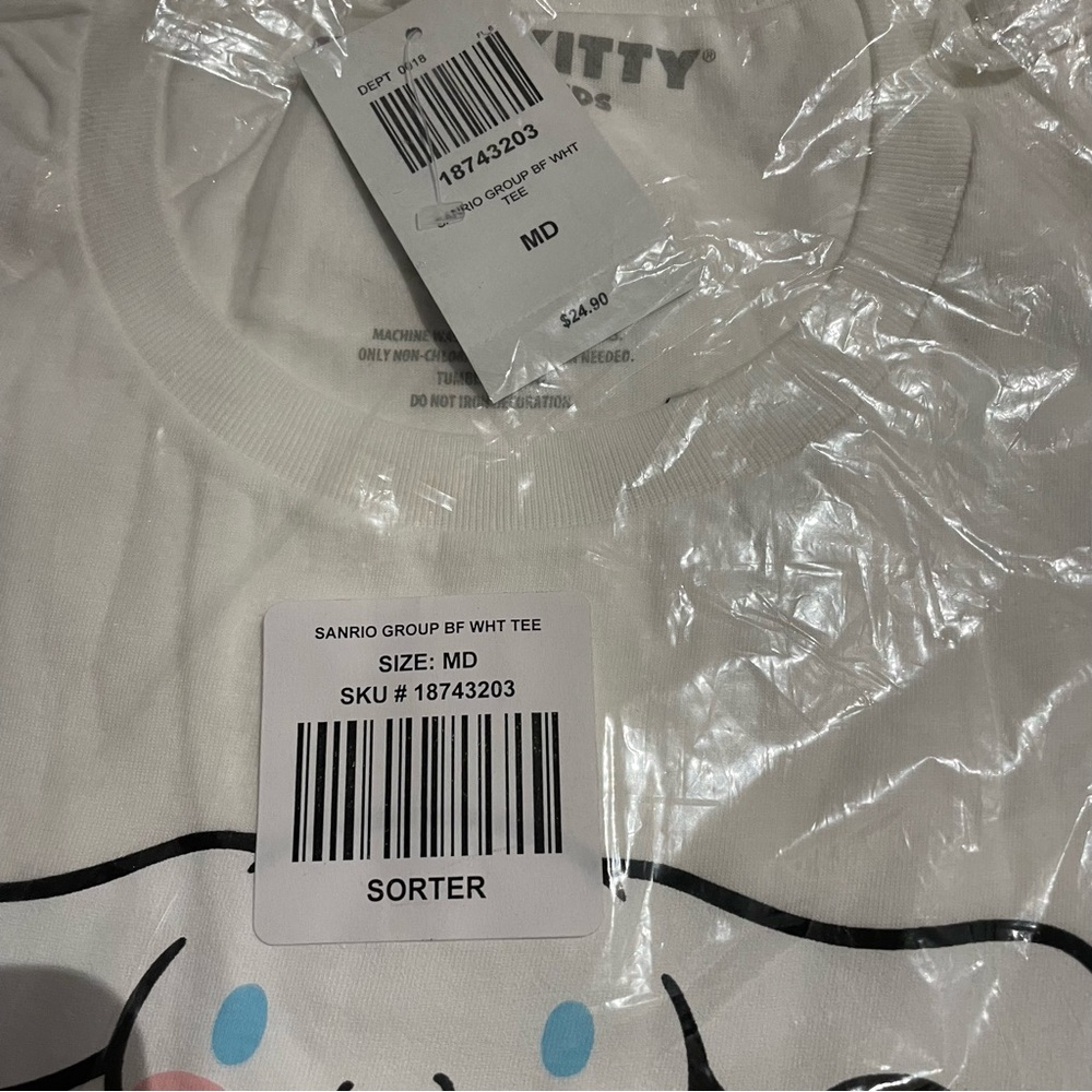 NWT sanrio and friends boyfriend fit tee - Picture 6 of 6